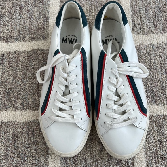 Madewell blue, red, and white sidewalk sneaker size 9 - Picture 2 of 6
